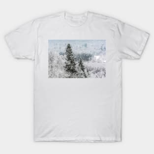 Snowy fir tree T-Shirt